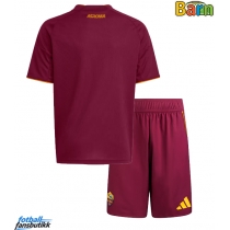 AS Roma Hjemmedraktsett Barn 2025-26 Kortermet (+ Korte bukser)